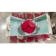 ESTUCHE CON ROSA ETERNA Y DETALLE EN PLATA